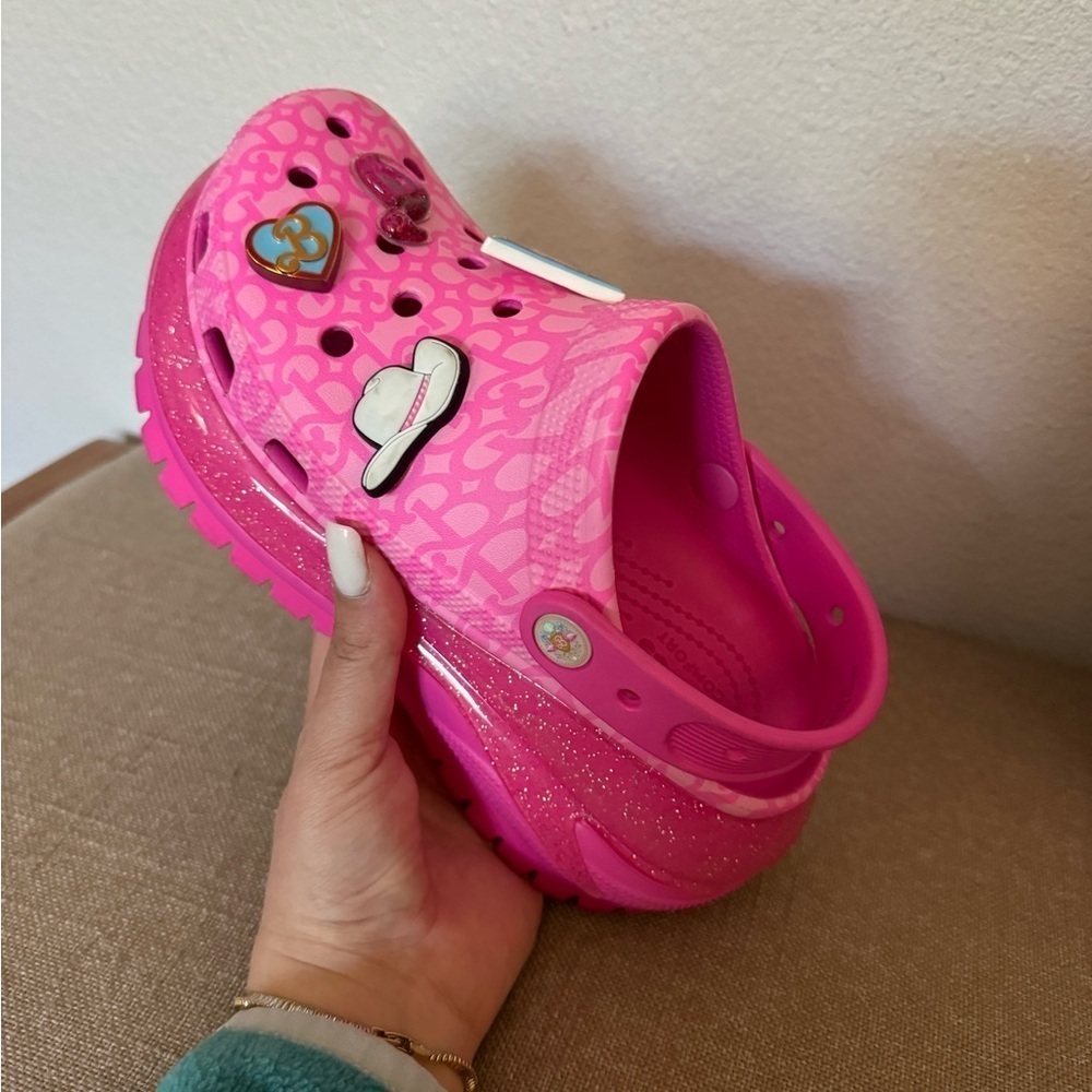 Crocs Barbie Platform Pink wedge shoes‎ platform